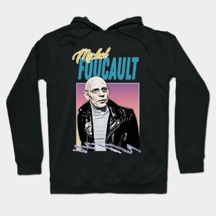 Michel Foucault / Philosopher Aesthetic Fan Design Hoodie